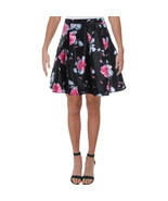 Sequin Hearts Womens Floral Mini A-Line Skirt,1-Piece Size 13 Color Black - £39.66 GBP