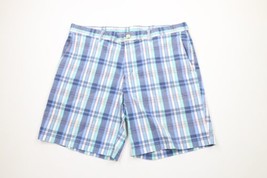 Southern Tide Mens Size 40 Faded Above Knee Stretch Golf Chino Shorts Plaid - $39.55