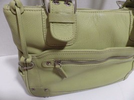 Light Green Fine Leather LUCE Hand Bag - £21.90 GBP