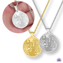 Nike Goddess of Victory Necklace • Pagan Worship Greek Mythology Amulet For Succ - £13.83 GBP