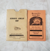 Vintage 1935 Payment Book Bernard&#39;s Jewelry Shop Portland Oregon - £7.78 GBP