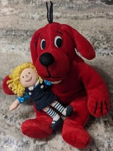 Vintage Scholastic Clifford Big Red Dog & Emily Sidekicks Plush Toy 9" 1997 - £10.57 GBP