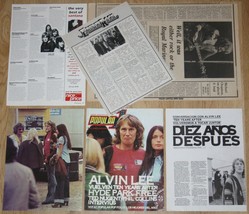 Ten years after alvin lee clippings 1970s magazine articles photos music rock - £5.23 GBP