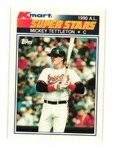 1990 Topps Kmart Super Stars #24 Mickey Tettleton Baltimore Orioles - £1.60 GBP