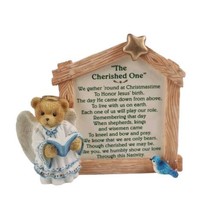  Cherished Teddies 176362 &quot;The Cherished One&quot; Vintage Nativity Prayer Plaque - £7.86 GBP