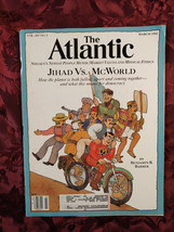 ATLANTIC magazine March 1992 Benjamin R Barber Erik Larson Arnold S Relman - £9.20 GBP