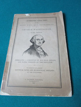 Authenticated Copy, Full and Complete, of the Last Will and Testament of George  - £58.72 GBP