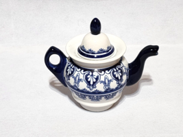 Beautiful BOMBAY COMPANY Asian Theme One Cup Mini Teapot - ASIAN GARDEN ... - $24.73