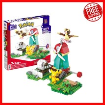 MEGA Pokémon Countryside Windmill Set with 240 Pieces &amp; Motion Action Fi... - $45.58