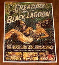 The Creature from the Black Lagoon Movie Poster montage - £8.53 GBP
