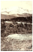 RPPC Sanborn Postcard S-1524 Pikes Peak from Rampart Range, Colorado - £38.43 GBP