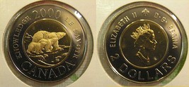 Canada 2000 Two Dollar $2.00 Knowledge Twoonie Proof Like - £5.87 GBP