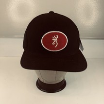 Browning Baseball Hat NEW Sample Black Red Country Adjustable Unique - £14.89 GBP