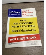 U.S. News &amp; World Report Magazine March 13 1972 New Relationship with Re... - £9.40 GBP