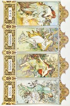 Decor Poster.Interior design Art Nouveau.Mucha 4 Seasons Nymphs.6256 - $13.10+