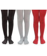Jefferies Socks Girls Sparkly Glitter Bling Nylon Dress Formal Tights 2PK - $21.93 CAD