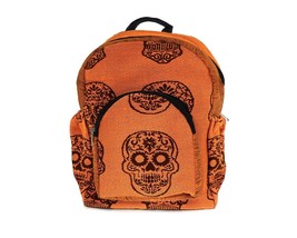 Mia Jewel Shop Small Day of the Dead Sugar Skull Pattern Cushioned Backpack Dayp - $29.69