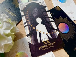The whirling ways of stars that pass/Full metal alchemist tarot - Judgement - $16.45