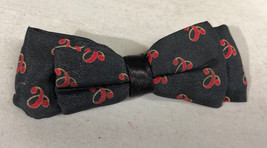 Royal Rust Resistant Black Patterned Clip On Bowtie Bow Tie - £5.71 GBP