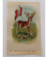 1910&#39;s Tobacco White Tailed Deer &amp; Flag of Peru # 46 in Series - $13.77 CAD