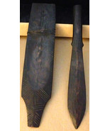Antique Early 1900s Ghanian Carved Mahogany Wood African Game Food Knife... - £261.97 GBP