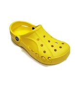 CROCS Baya Lightweight Slip On Clogs Mens Size 7 Womens 9 Shoes Lemon Ye... - $32.34