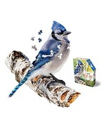 Madd Capp Puzzles - I AM Blue Jay - 300 Pieces - Animal Shaped Jigsaw Pu... - $459.11 MXN