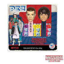 Stranger Things Gift Set Eleven &amp; Mike Pez Dispenser Sealed with Candy S... - £15.79 GBP