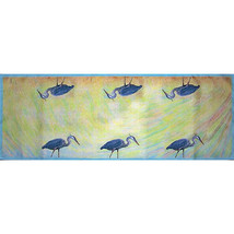 Betsy Drake Blue Heron Table Runner 13x54 - £31.13 GBP