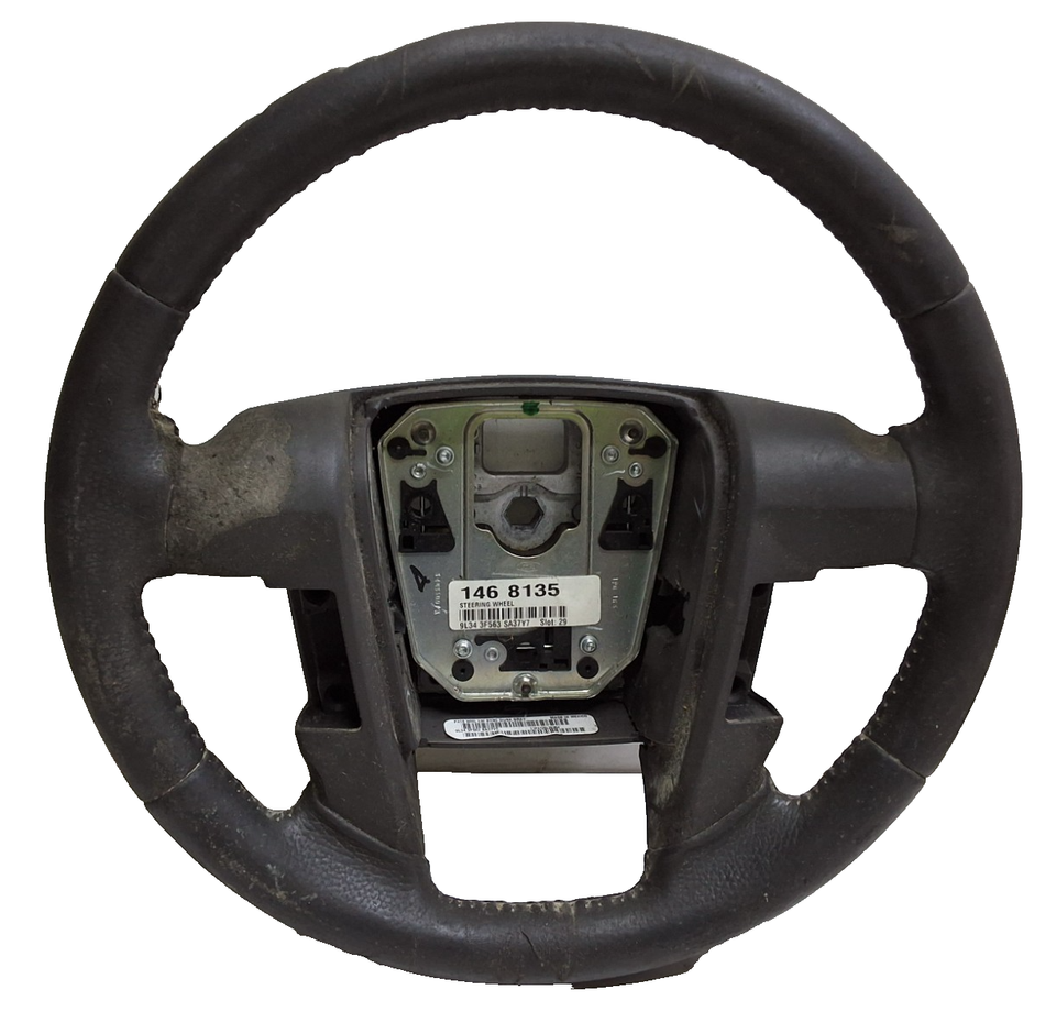 09 10 11 12 13 14 Ford F-150 gray leather steering wheel OEM 9L34-3F563-... - $34.64