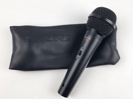 Shure 8900 Dynamic Microphone Tested &amp; Working w/ OEM Bag Needs Cord Black - £21.17 GBP