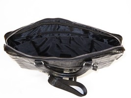 Mens Leather Hand Bag Laptop Notebook Office Business Briefcase #bag4 Black - £100.53 GBP