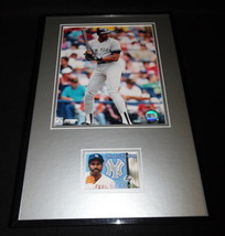 Dave Winfield Framed 11x17 Game Used Uniform &amp; Photo Display Yankees - $69.29