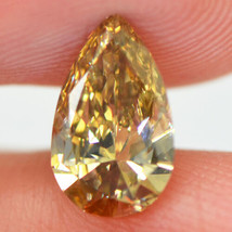 Pear Shape Diamond Natural Dark Yellowish Brown 1.01 Carat Loose GIA Certificate - £1,632.25 GBP