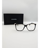 New Chanel CH3330 c.714 Square Eyeglasses Black &amp; Gold Frame - $312.81 CAD