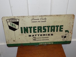 Vintage Interstate Batteries Metal Rack Topper - $153.45