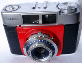 Mint: Zeiss Ikon Colora, first 1960 model, Anastigmat 3.5/45mm, RED - $92.22