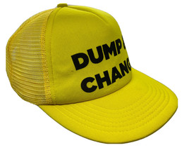 Sauce Hockey Designer Clothing Dump and Change Yellow Meshback Truckers Hat Cap - £14.07 GBP
