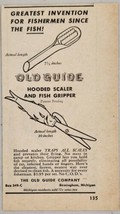 1948 Print Ad Old Guide Hooded Scaler &amp; Fish Gripper Birmingham,Michigan - £7.06 GBP