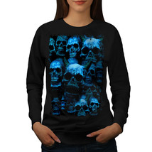 Wellcoda Ghosts Metal Death Womens Sweatshirt, Devil Casual Pullover Jumper - £23.10 GBP+
