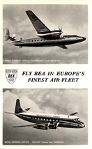 1956 BEA&#39;s Viscount &amp; Elizabethan Aeroplanes (MINT) - REAL PHOTO! - £6.22 GBP