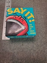 Say It! Card Game Of Crazy Combos Humor Funny Say It Gamewright COMPLETE - $5.70