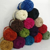 Lion Brand Suede Yarn 20 Colors Prints Bulky Weight NOS Chenille Type Yo... - £4.75 GBP+
