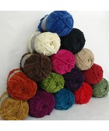 Lion Brand Suede Yarn 20 Colors Prints Bulky Weight NOS Chenille Type Yo... - $5.95+