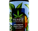 Hempz Triple Moisture Fresh Citrus Herbal Shampoo for Dry/Damaged hair 3... - $43.80