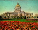 City Hall Building San Francisco California CA  1955 Chrome Postcard B4 - $2.92