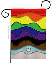 Pride Garden Flag 13 X18.5 Double-Sided House Banner - £15.96 GBP