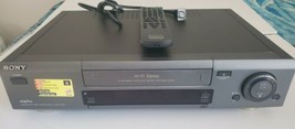 Sony VCR Plus Video Cassette Recorder SLV-761HF Adaptive Picture Control... - $123.75
