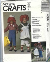 Mc Call&#39;s Pattern 4097 Size 10/12 Childs Raggedy Ann And Andy - £3.14 GBP