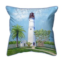 Betsy Drake Key West Lighthouse Large Pillow 18x18 - £42.82 GBP